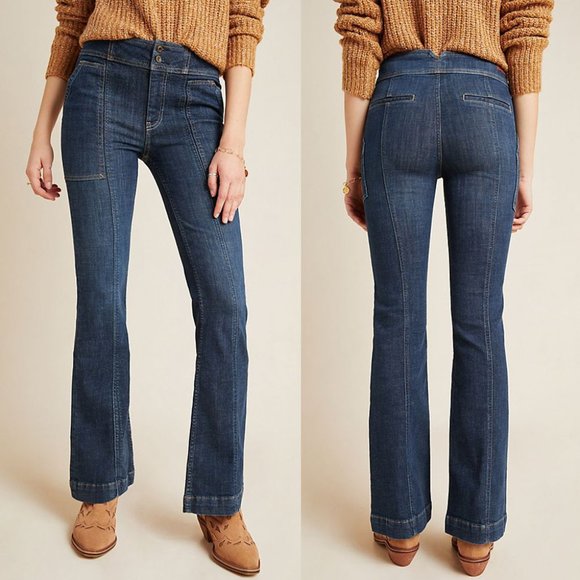 Anthropologie Denim - Anthropologie High-Rise Utility Bootcut Jeans 27